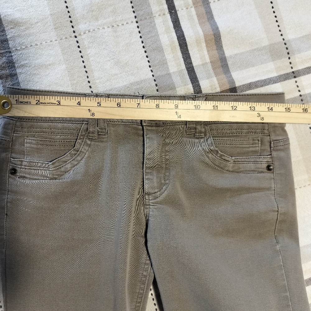 Democracy Gray Ab Solution skinny jeans Size 2 Casual Grunge Edgy - Picture 5 of 7